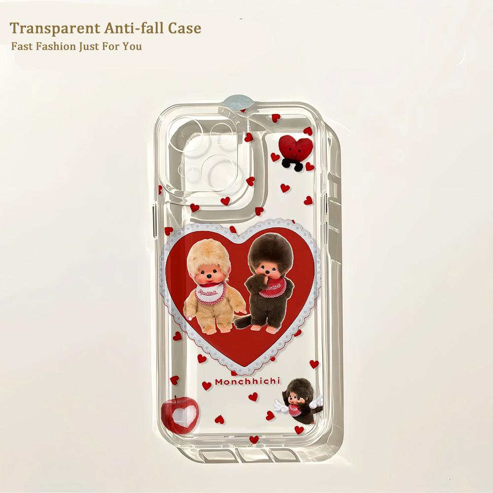 

Cute Monchhichis New Phone Case for IPhone 17 16 16e 15 14 13 12 11 Mini Pro Max X XR XSMax 7 8 Air Plus Transparent Back Cover iPhone 16e
