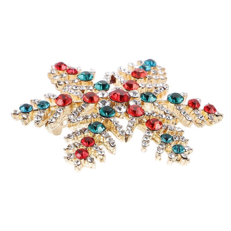 Snowflake Brooch Christmas Series For Women Festive Gatherings 1Pack