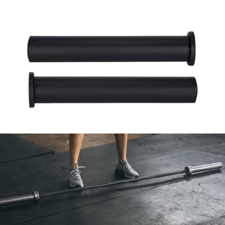 2pack High Capacity Adapter Sleeves Removable End Caps Adapter Sleeves for Strength Fitness Equipment