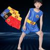 Free Combat Dragon Kick Boxing Suit Vest Sanda Uniform MMA Muay Thai Shorts and T-Shirts  Kids