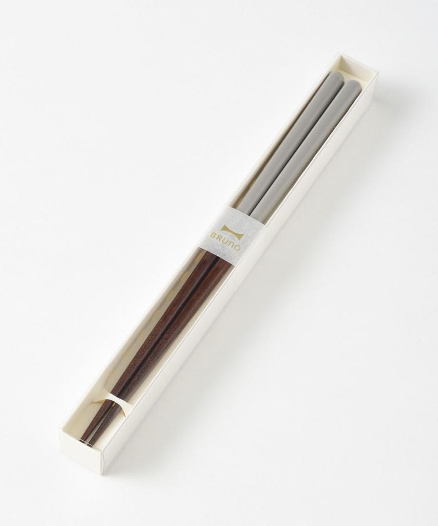 BRUNO Colored Rounded Chopsticks, White, No Size, 01969136