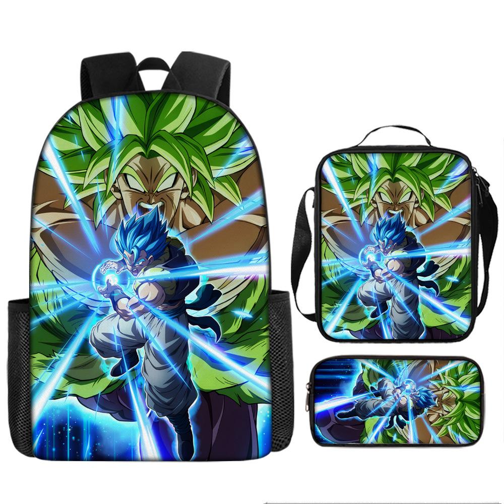 Dragon Ball Student School Bag Cartoon Dragon Ball Super Children'S Backpack, Satchel Pencil Case