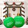 Large Inflatable Christmas Balls 19.7 Inch Blow Up Ball Christmas Decor Waterproof Outdoor Decor Lawn Ornaments For Holiday