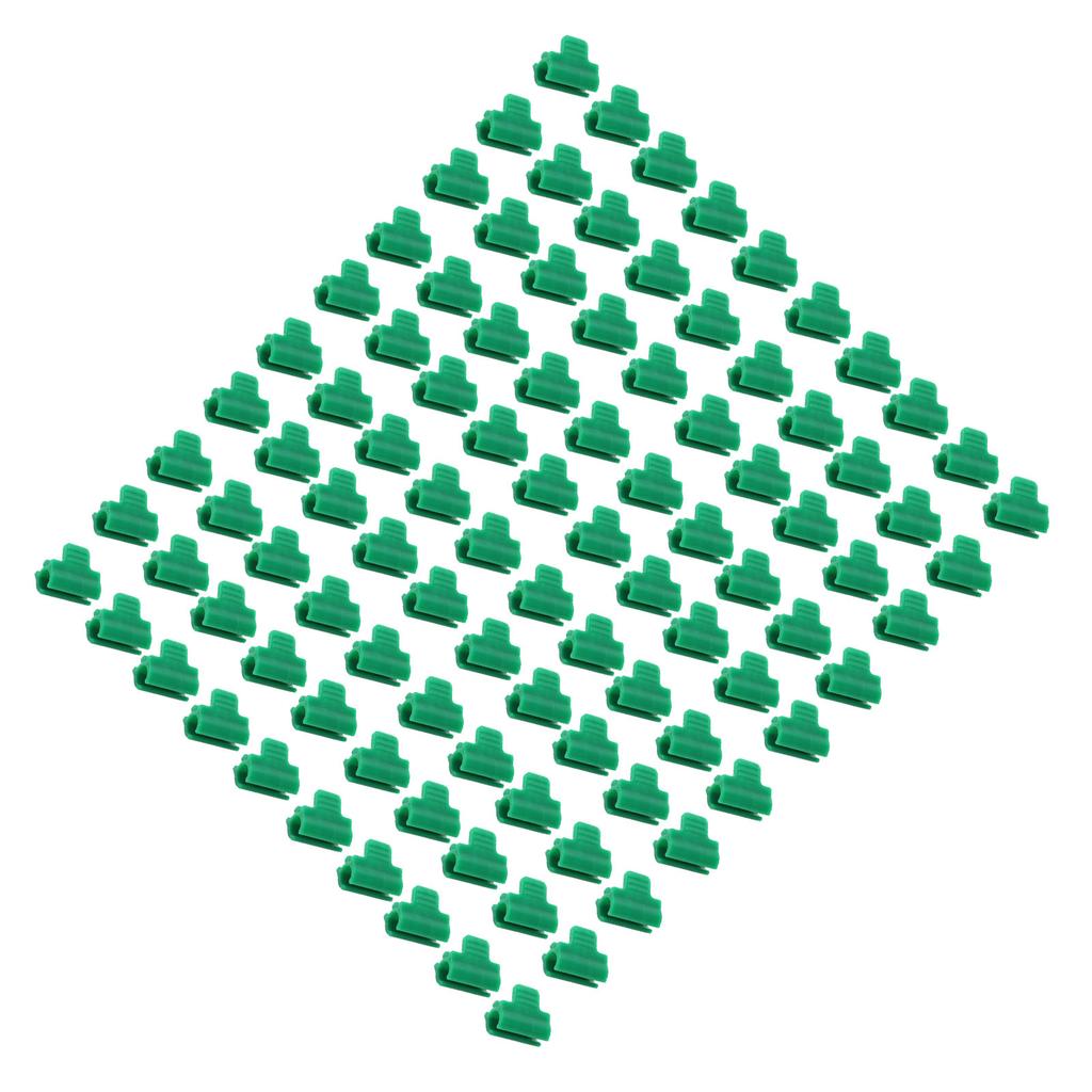 100pcs Greenhouse Clamps Film Row Cover Netting Tunnel Hoop Clip Frame Shading Net Rod Clip Greenhouse Film Clamps