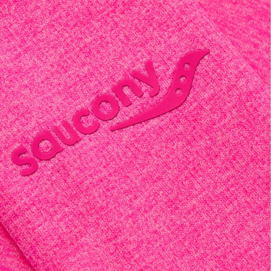 SAUCONY Slim Fit Breathable Running Casual Crew Neck Knit Long Sleeve T-Shirt Women Tops Rose-Pink SC1249004B-PK12