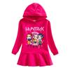 Cotton Kpop Rumi Zoey Mira Hunters Long Sleeves Hooded Dress for Girl