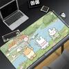 XXL Keyboard Table Mat Deskpads Pc Mausepad Xmm Rubber Mouse Pads Pink Cute Tree Mousepad Kawaii Rabbit Cartoon Laptop Rug