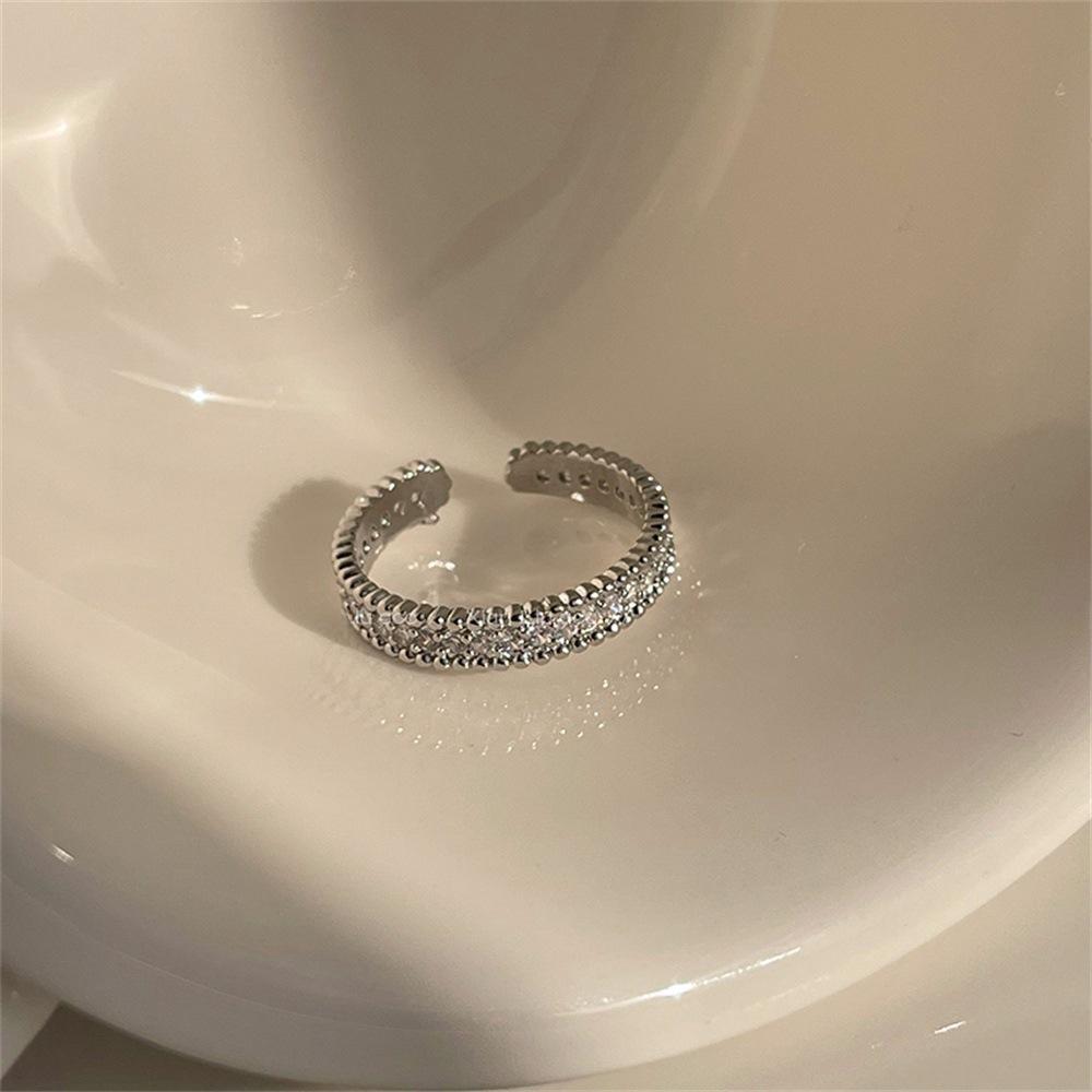 Cross Diamond Ring Women's Ins Wind Cold Wind Design Ring Jewelry