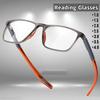 Vintage  Reading Glasses Blue Light Blocking Hyperopia Eyewear For Men Women Ultralight Hd Lens Far Sight Eyeglasses Diopter