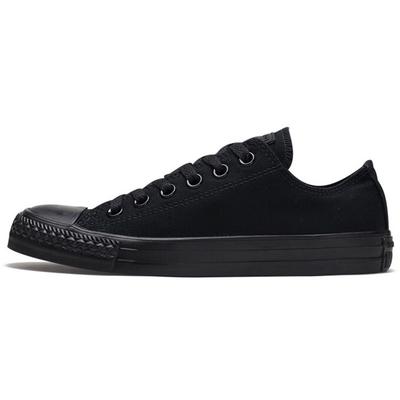 Scarpe di Tela Basse Chuck Taylor All Star Classic Evergreen Sneakers Unisex Nere 1Z635