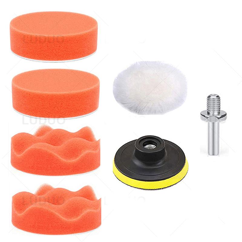 45/30/15 BUC Discuri Abrazive 3 Inch Pad de Lustruire Pad de Polisat Burete pentru Ceruire Kit Renovare Faruri Auto Polish Auto