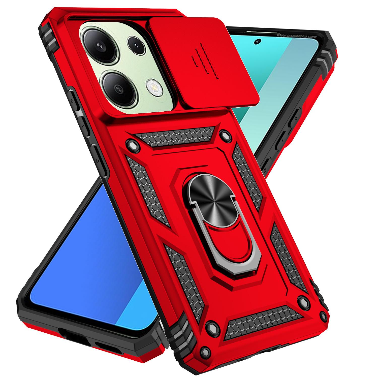 

Чохол для Xiaomi Redmi Note 13 Pro 4G Чохол для Xiaomi Redmi Note 13 Pro 4G Протиударний Броньований ПК Силікон Слайдер Захист Об єктива Камери Redmi Note 13 Pro 4G червоний