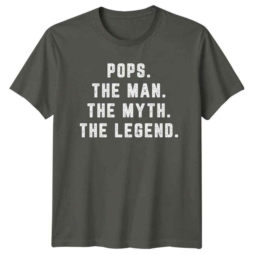 Pops The Unisex The Myth The Legend TShirt Fathers Day Gift S