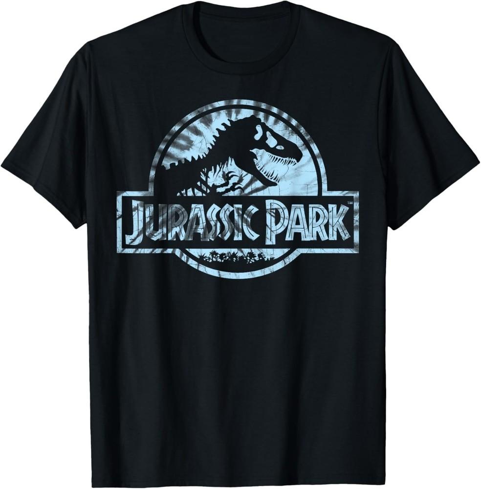 

Jurassic Park Light Blue Tie Dye Logo T-Shirt 4XL