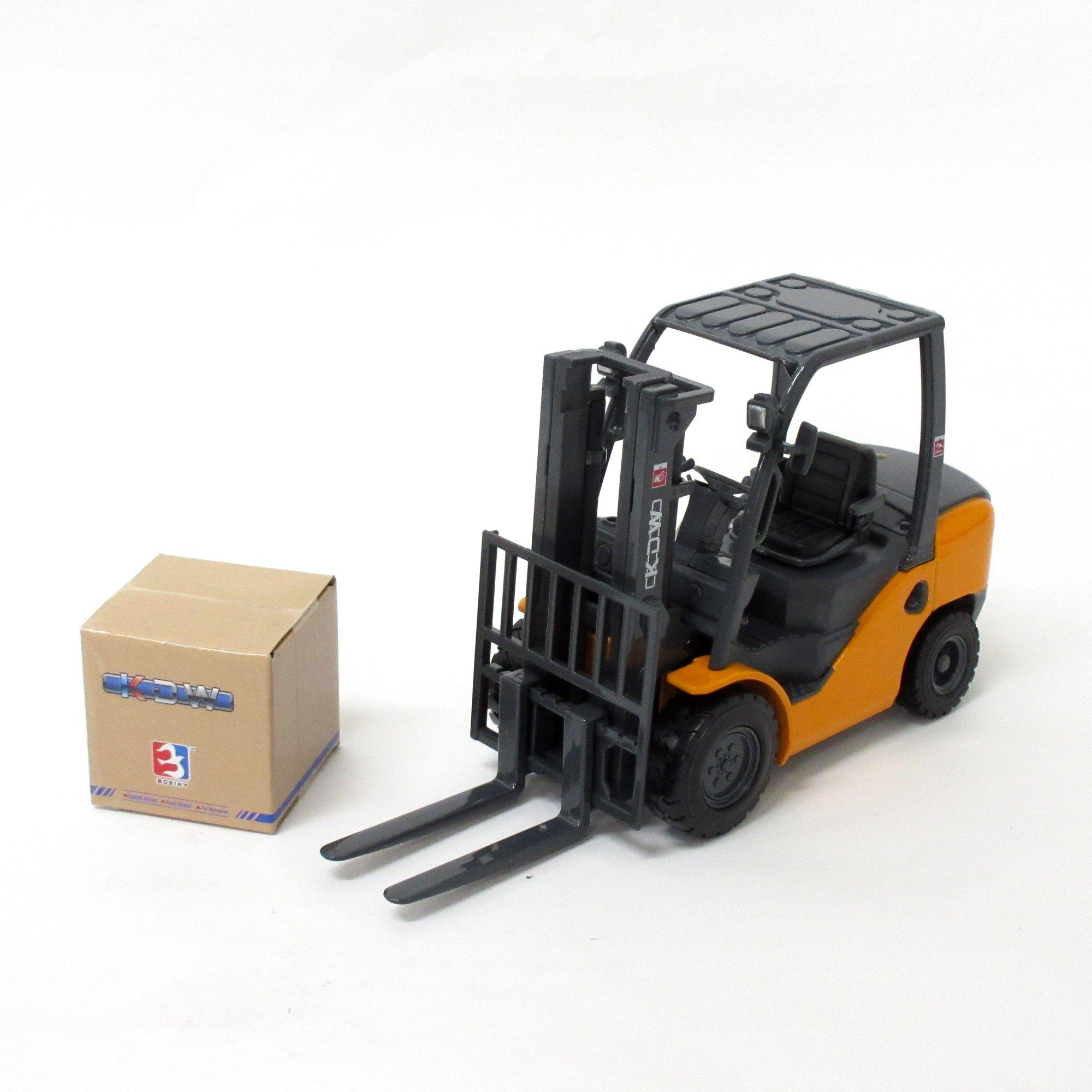 

Mini car heavy equipment forklift vehicle die-cast 208-903 жовтий