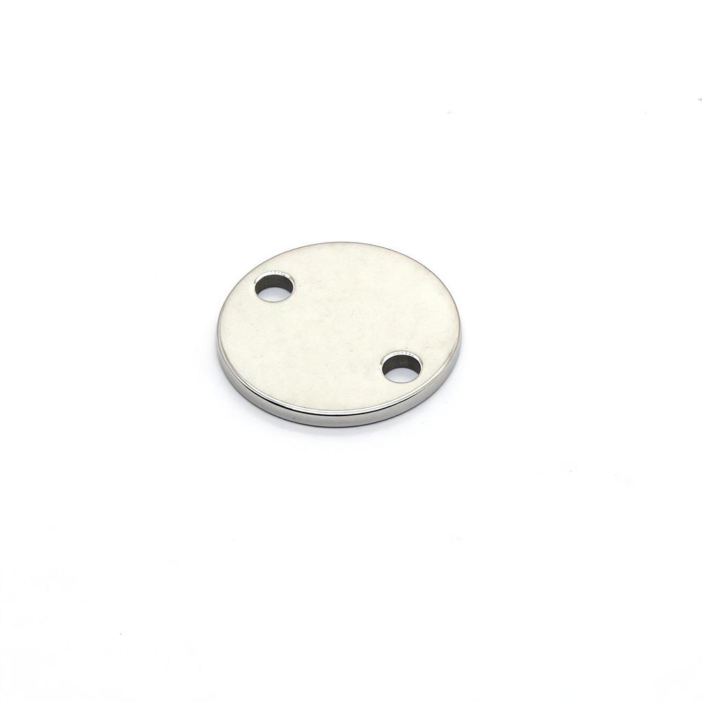 In Stock: 304 Stainless Steel Double Hole Oval Tags for DIY Jewelry, Laser Engravable Pendants