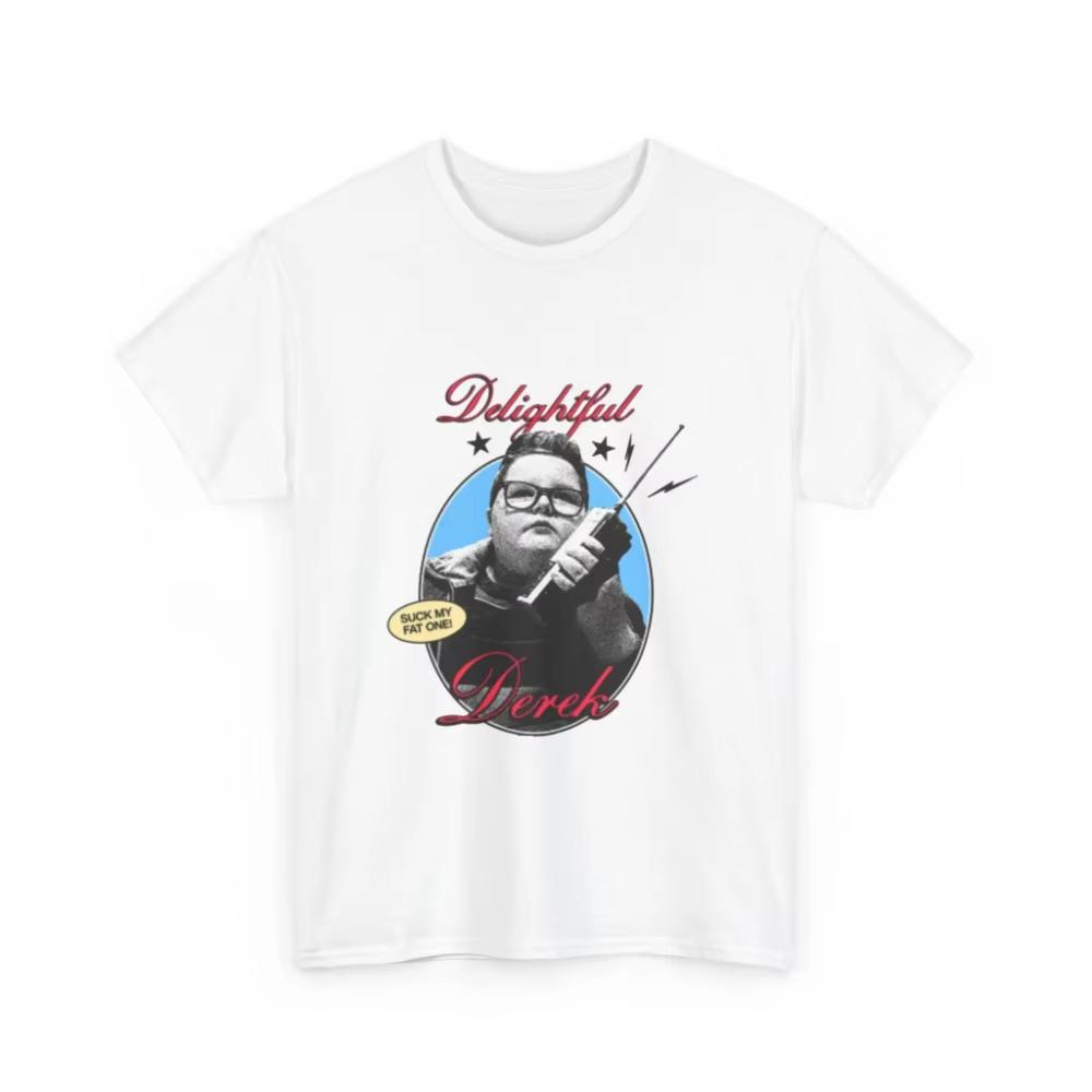 TV drama Stranger Delightful Derek Turnbow graphics 100Cotton Tshirt unisex Vintage Fashion Short Sleeve Mens shirt Streetwear
