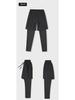 Men's Dual-Layer Quick-Dry Sports Trousers - Elastic, Tight Fit for Running, Fitness & Basketball