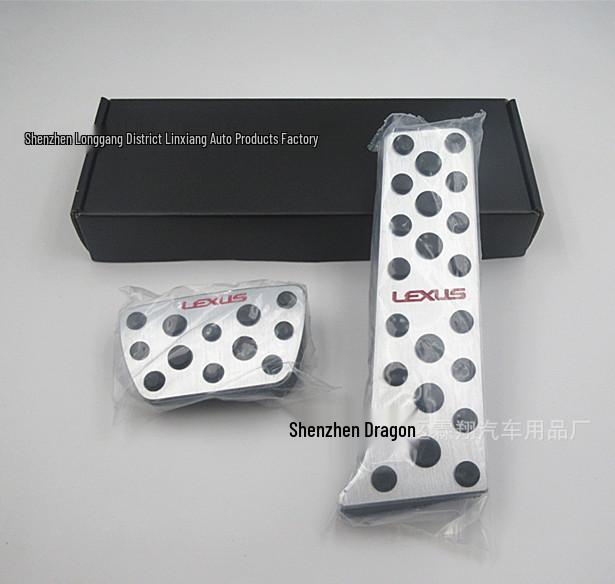 Passend für: Lexus ES 2018 Aluminiumlegierung Rutschfestes Gas- und Bremspedal