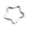1/2/5PCS Outdoor Star Shaped Spring Locking Carabiner Clip Keychains for Backpack Camping Hiking Traveling Multicolour