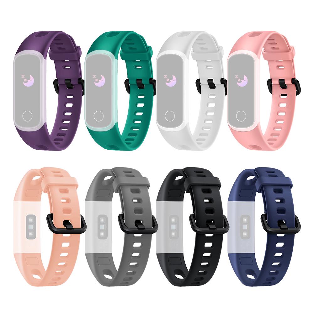 

Мягкий силиконовый ремешок для часов, браслет-замена для Huawei Honor Band 5i полуночно-синий