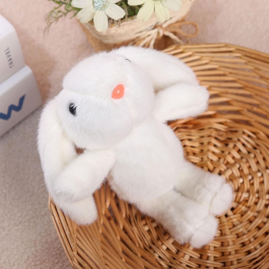 Short Plush Gauze Skirt Lop-eared Rabbit Doll Doll Pendant Keychain Bag Pendant Plush Toy Doll