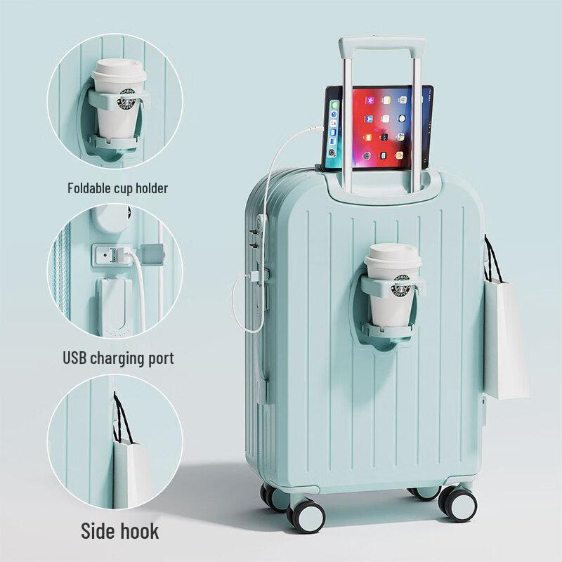 Zuo You Upgraded Stylish & Durable Spinner Luggage 20 inch