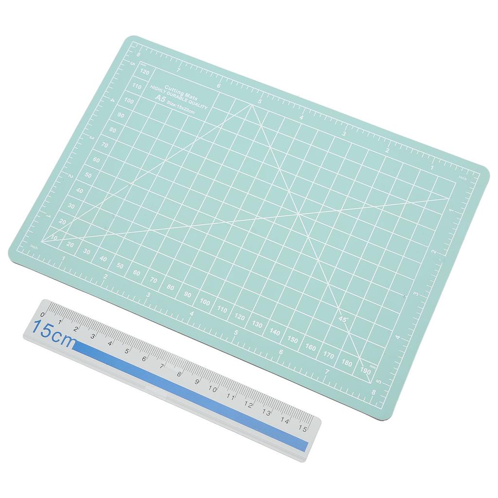 Exacto Knife Set Portable DIY Hand Account Art Craft Engraving Pen Knife A5 Cutting Pad Aluminum Ruler 12 Blades Set