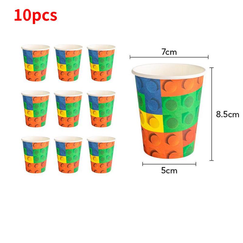 Complete Kids Birthday Celebration Tableware Set With Colorful Plates Cups Flags And Fun Party Supplies