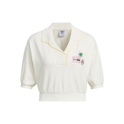 Originals Holiday Play Poloshirt mit Buchstabenmuster Damen Tops Off-White IW6299