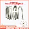 60cm-300cm Air Diesel Parking Heater Stainless Steel Exhaust Pipe Tube Gas Vent Hose Car Truck VAN
