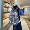 Backpack Female Student Schoolbag Large Capacity Junior High School High School Lightweight Contrasting Color Backpack Fashion