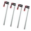 4Pcs Heavy Duty F Clamps Woodworking Bar Clips Quick Slide DIY Hand Tool Kit 80*600mm