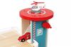 Scratch Wooden Multi-Story Parking Lot with Elevator, Wooden Toy, Ride-On Slope Toy, 6181085, Authentic
