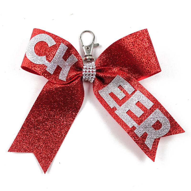 Creative Fashion Cheerleader Keyrings With Glitters Designs Unique Keyrings Exquisite Backpack Decoration Accessories Gifts