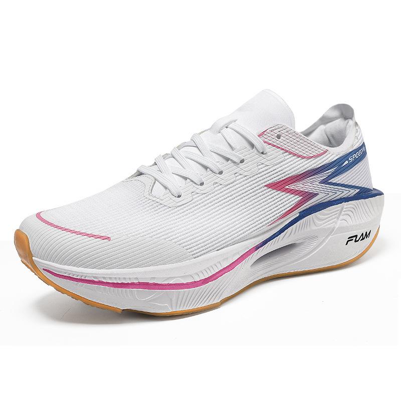 Large size new professional marathon running shoes full palm carbon board racing shoes youth shock absorption sports training shoes