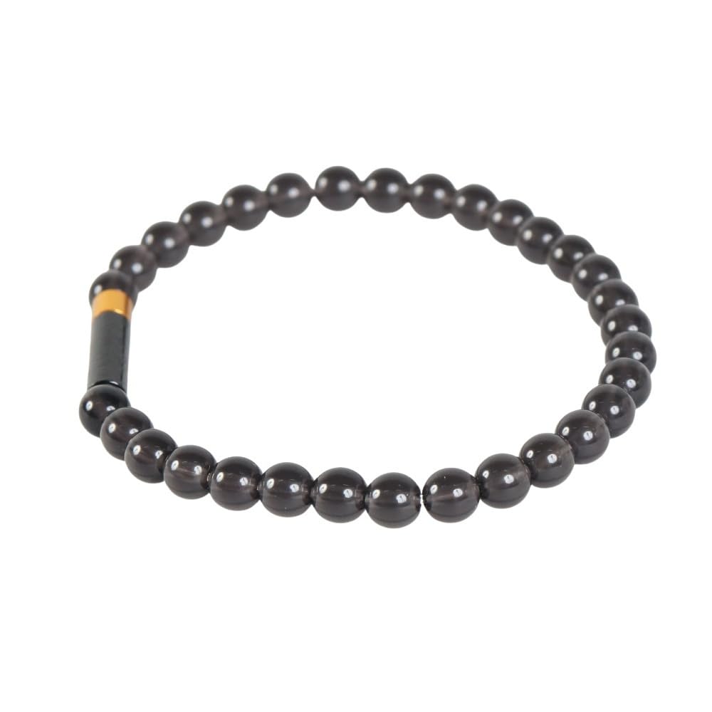 Phiten RAKUWA Bracelet EXTREME Crystal Touch Black/Gold, 18cm Inner Circumference [Made with Phiten's Advanced Metax Technology]