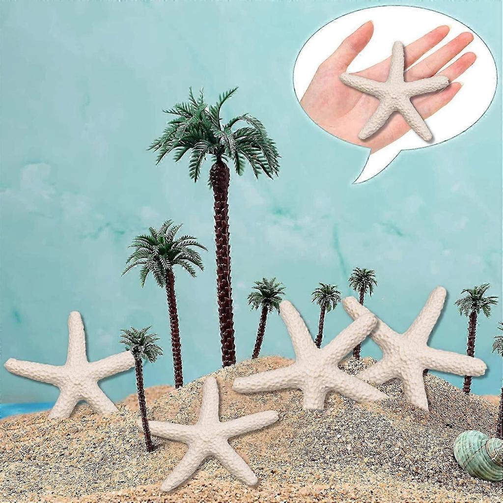 15 Pieces Creamy-white Pencil Finger Starfish For Wedding Dcor