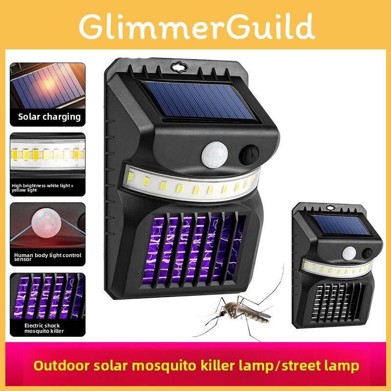 Wall Solar Led Mosquito Killing Light Intelligent Sensing Outdoor Courtyard Lamp