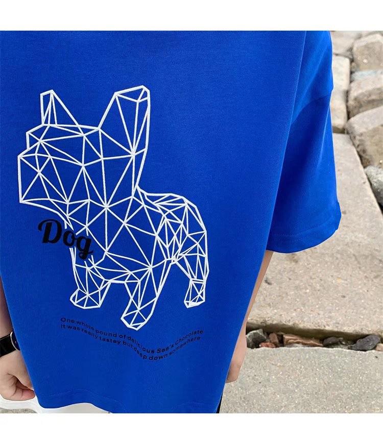 Kinder Freizeit Kurzarm T-Shirt: Sommer-Top für Jungen im koreanischen Stil mit Rundhalsausschnitt