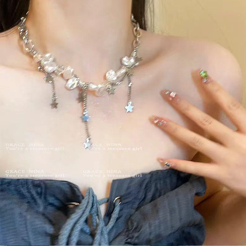 Retro Spicy Girl Butterfly Punk Leather Choker Necklace