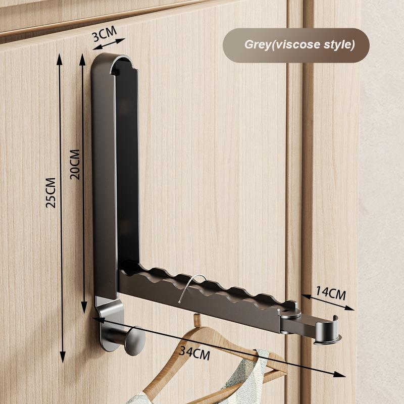 сверление Складная сушилка для одежды Крючки для полотенец Настенная вешалка для шляп без сверления Клейкие настенные крючки Хранение Подвешивание