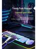 Luminous Punk Keycaps Wired Keyboard & Mouse Set for Gaming