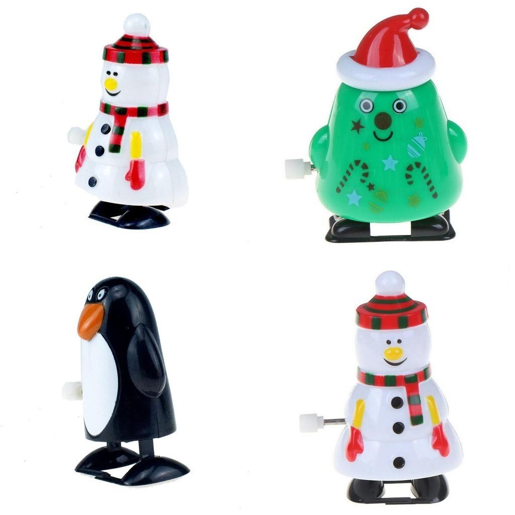 Exquisite Santa Clockwork Wind Up Toys For Kids Christmas Party Bag Stocking Fillers