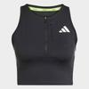AdidaS Women S Non Sticky Cool Adizero Running Gel Pocket Crop Top  Jn... 