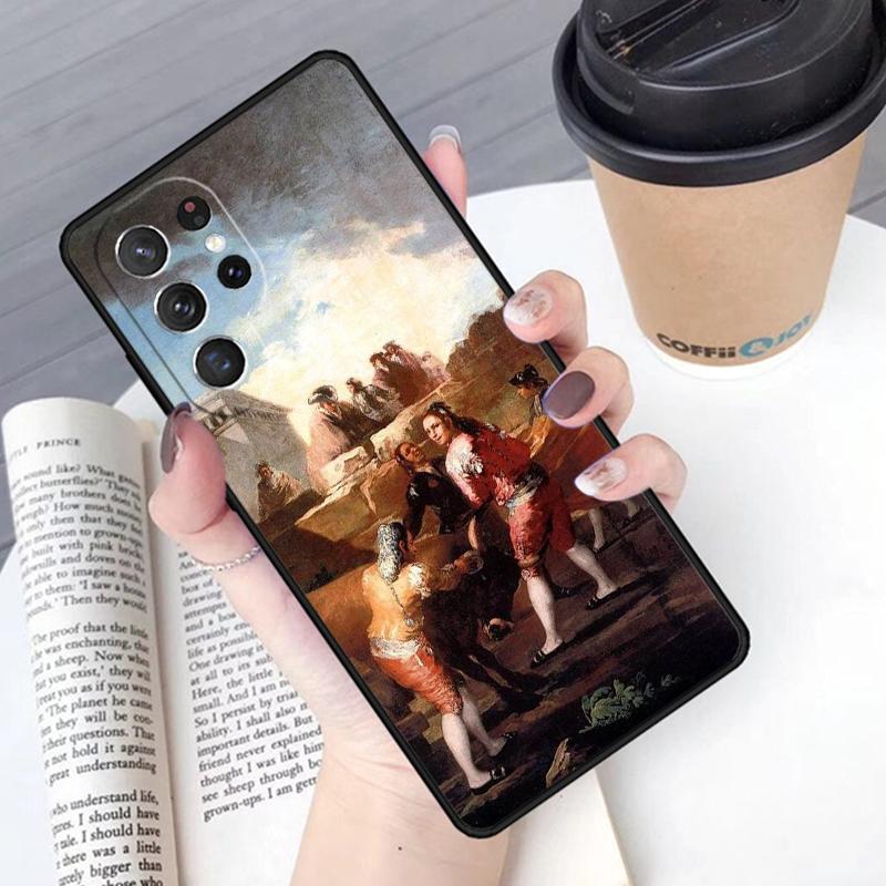 Francisco Goya Paintings Phone Case Cover For Samsung Galaxy S24 S25 Ultra S21 S22 Ultra S10E Note 10 Plus Note 20 FE S23