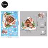 2026 Christmas Window Stickers Santa Claus Reindeer Snowmen PVC Static Glass Stickers No Glue Reusable Christmas Home Decoration