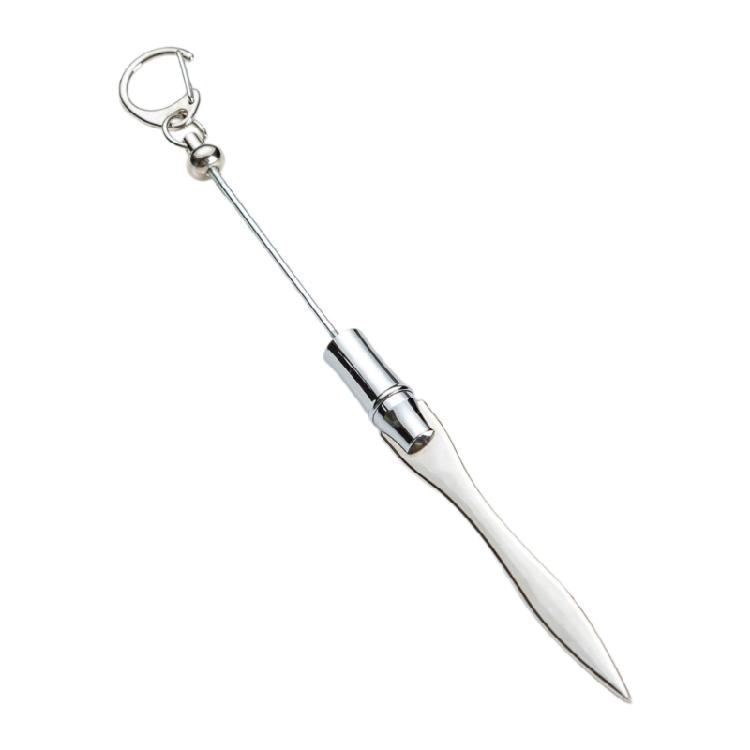 Beadable Letter Opener Letter Envelope Opener Easy to Use Metal Mail Slitter for Office Household Use серебряный