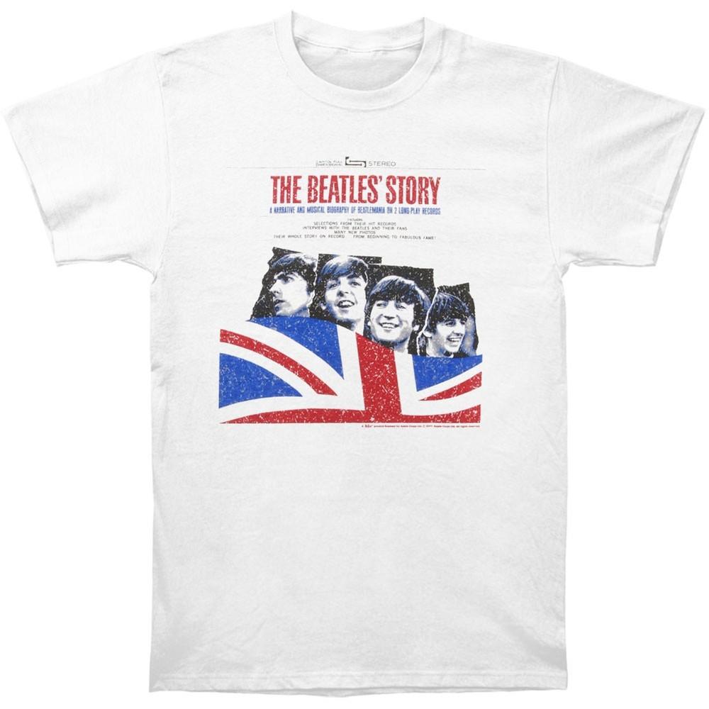 

Men s Beatles The Beatles Story Vintage T-shirt White L