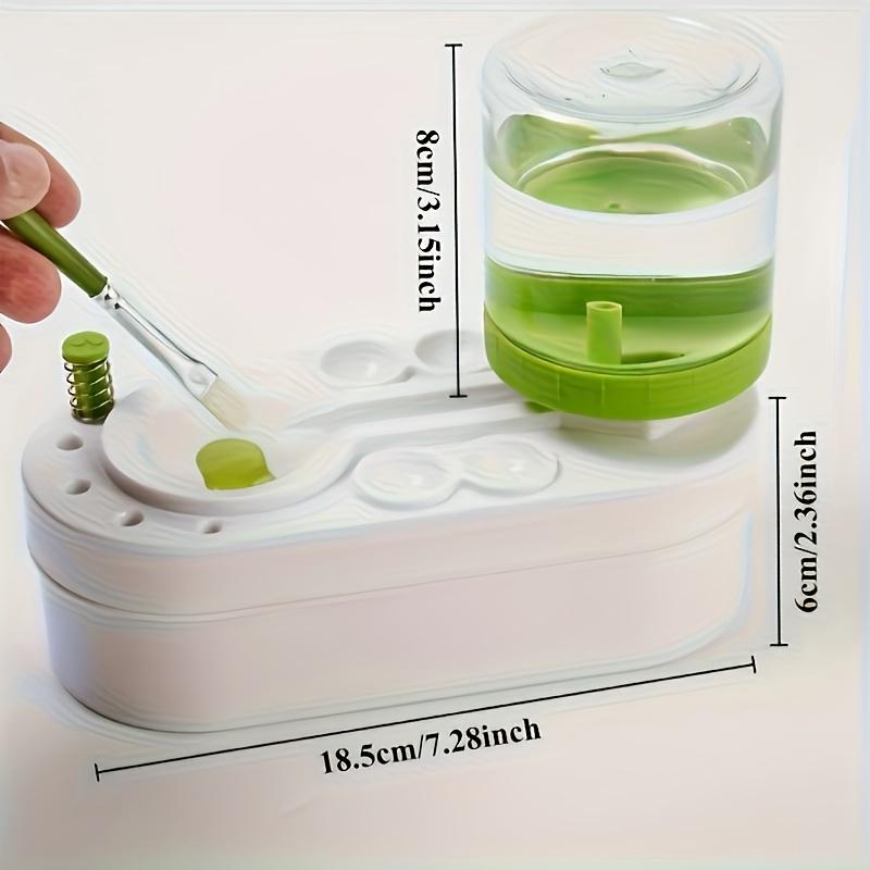 1pc Professional Automatic Brush Cleaner with One-Touch Water Change System - Suitable for Watercolor and Acrylic Paints, Essential Tool for Artists
